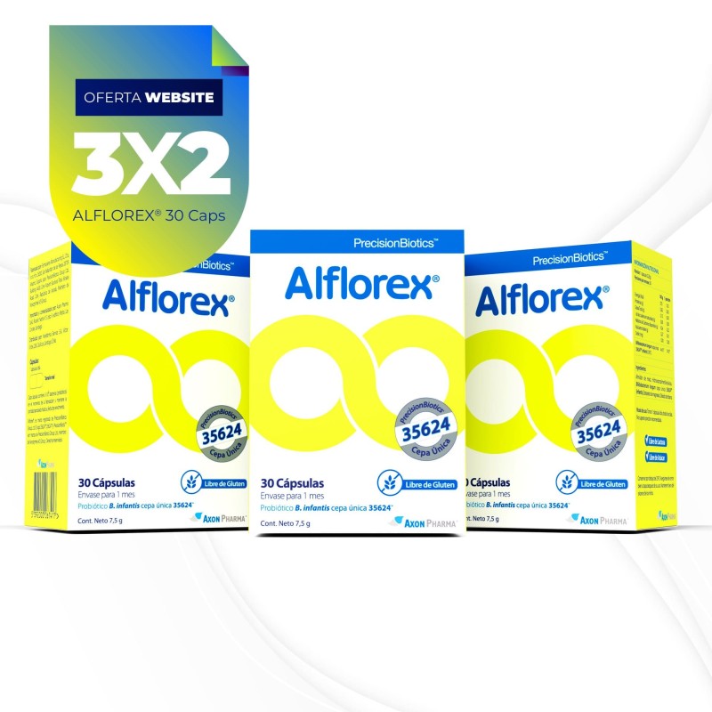 PACK 3 x 2 ALFLOREX 30 CAPS.